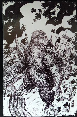 Godzilla vs. Boston #1 Jesse Lonergan Virgin Variant Cover image number 0
