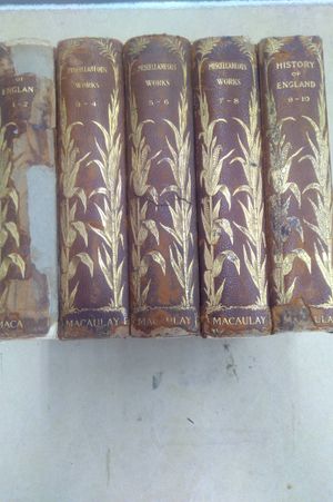 The Complete Works of Lord Macaulay 5 Volume Set image number 0