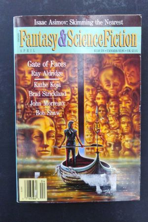 The Magazine of Fantasy & Science Fiction Volume 80 No. 4 Whole No. 479 April 1991 image number 0