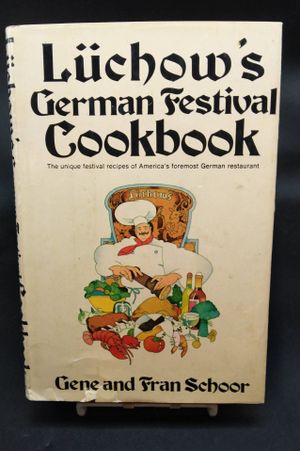 Luchow's German festival cookbook image number 0