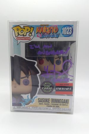 Funko Pop Naruto Shippuden Sasuke Uchiha (Rinnegan) Pop Figure (AAA Anime Exclusive) image number 0