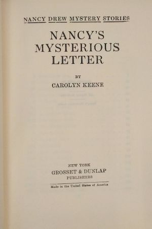 Nancy's Mysterious Letter image number 2