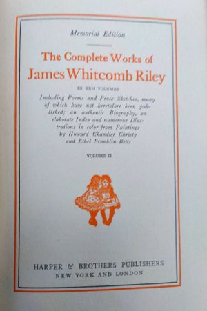 The Complete Works of James Whitcomb Riley image number 2