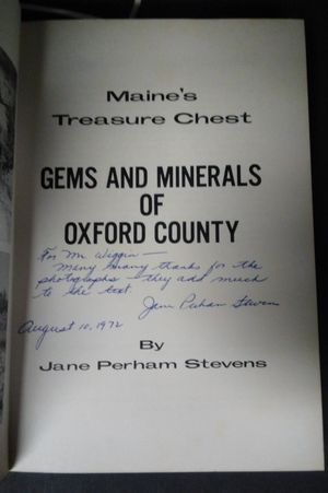 Maine's Treasure Chest: Gems and Minerals of Oxford County image number 1