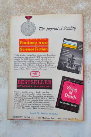 The Magazine of Fantasy and Science Fiction (August 1960) image number 1