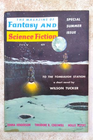 The Magazine of Fantasy and Science Fiction (July 1960) image number 0