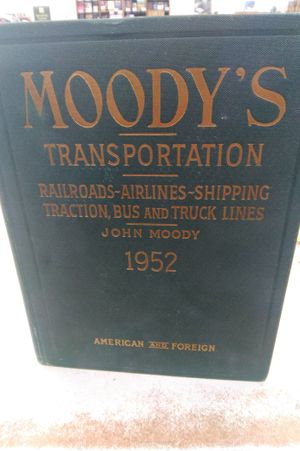 Moody's Transportation: Railroads, Airlines, Shipping, Traction, Bus and Truck Lines image number 0