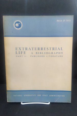 Extraterrestrial Life: A Bibliography Part II: Published Literature image number 0