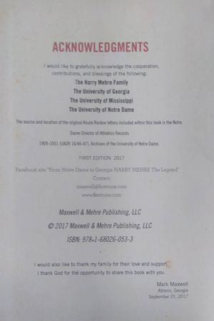 From Notre Dame to Georgia Harry Mehre: The Legend