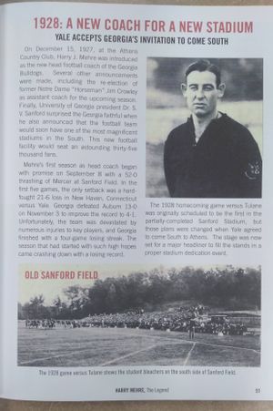 From Notre Dame to Georgia Harry Mehre: The Legend image number 2