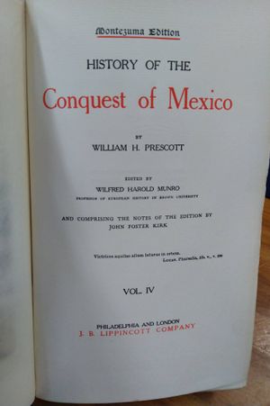 Conquest of Mexico Vol. IV image number 1