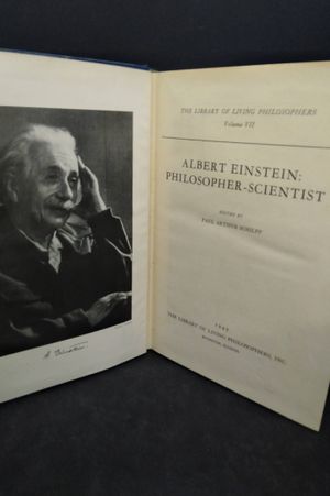 Albert Einstein, Philosopher-Scientist: The Library of Living Philosophers Volume VII image number 2