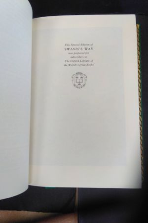 Swann's Way Franklin Collector's Edition Worlds Greatest Book Series image number 2