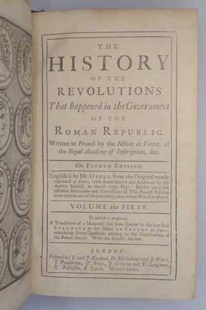 The History of the Revolutions that Happened in the Government of the Roman Republic image number 1