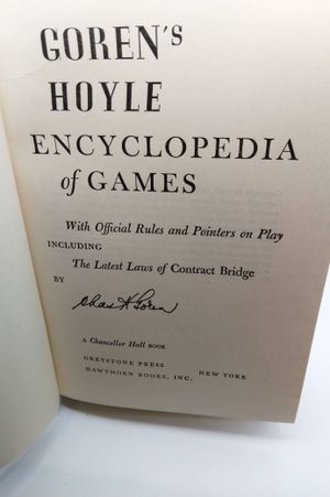 Goren's Hoyle Encyclopedia of Games image number 0