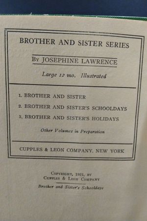 Brother and Sister's Schooldays image number 1