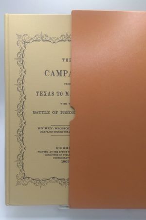 The Campaign From Texas To Maryland image number 0