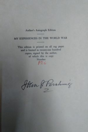 My Experiences in the World War image number 2