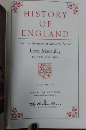 The History of England: From Accession of James the Second (Volume IV) image number 1