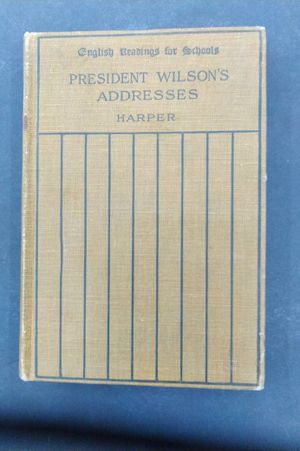 President Wilson's Addresses image number 0