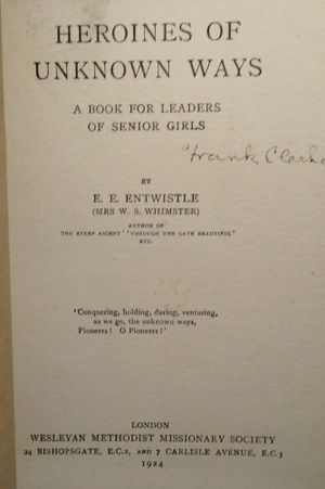 Heroines of Unknown Ways: A Book for Leaders of Senior Girls image number 2