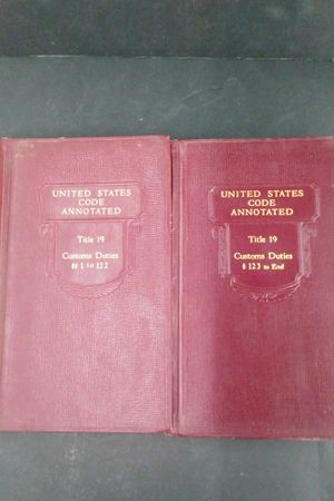 United States Code Annotated Title 19 Customs Duties image number 1
