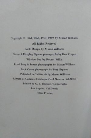 The Mason Williams Reading Matter image number 1