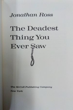 The deadest thing you ever saw, (A McCall suspense novel) image number 1