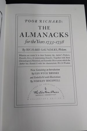 Poor Richard's Almanack image number 1