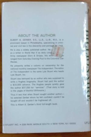 Bashful Billionaire: an Unauthorized Biography of Howard Hughes image number 2