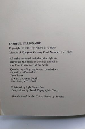 Bashful Billionaire: an Unauthorized Biography of Howard Hughes image number 1