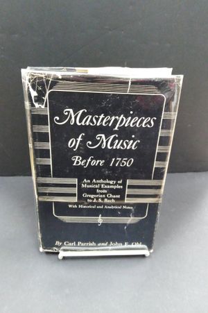 Masterpieces of Music Before 1750 image number 0