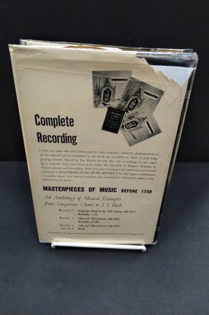 Masterpieces of Music Before 1750 image number 1