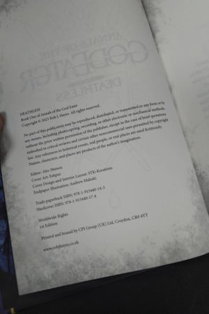 Deathless- Book One of Annals of the Godeater image number 1