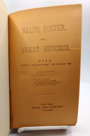 Ralph Foster, or A Great Success image number 2