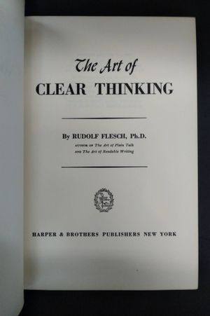 The Art of Clear Thinking image number 1