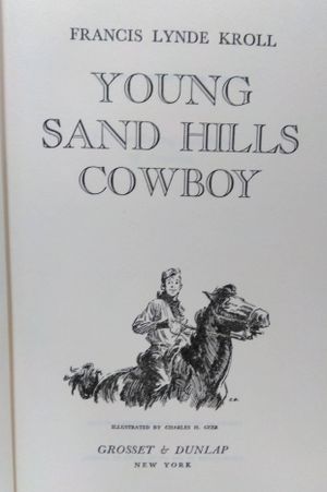 Young Sand Hills Cowboy; image number 1