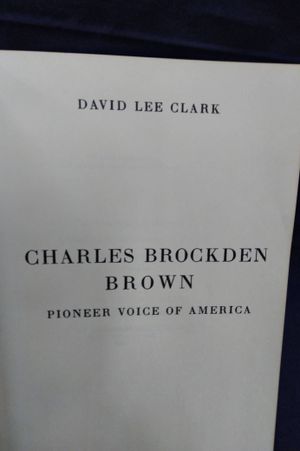 Charles Brockden Brown: Pioneer Voice of America image number 1
