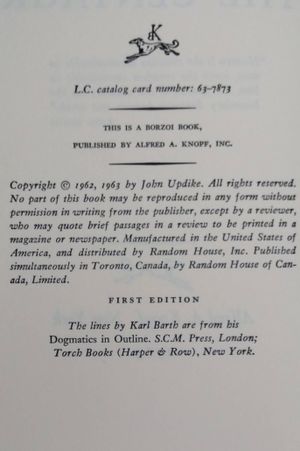 The Centaur by John Updike (1963-02-12) image number 1