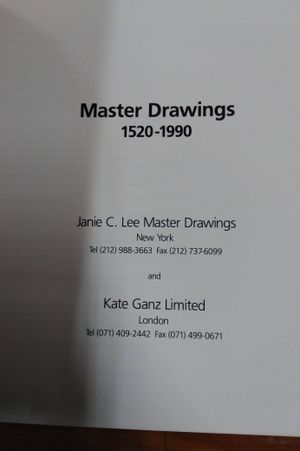 Master Drawings 1520-1990 image number 1