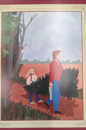 Christmas Card Signed by First Lady Rosalynn Carter image number 0