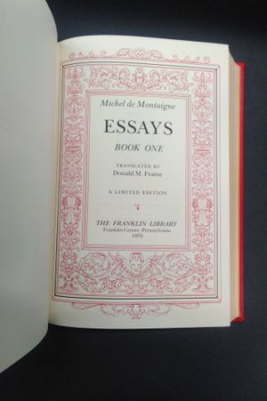 Michel de Montaigne: Essays image number 2