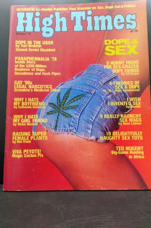 High Times Magazine - Oct. 78, No. 38. image number 0