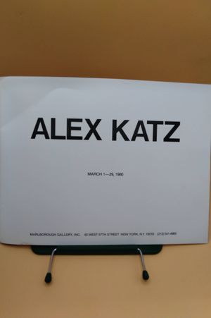 Alex Katz: March1-29, 1980 image number 1