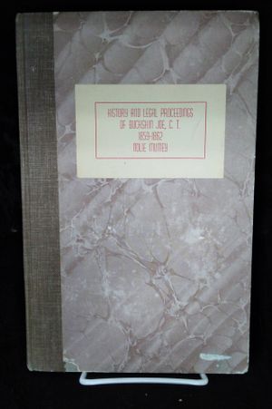 History and Proceedings of Buckskin Joe: Accompanying the Mining Laws of the District image number 0