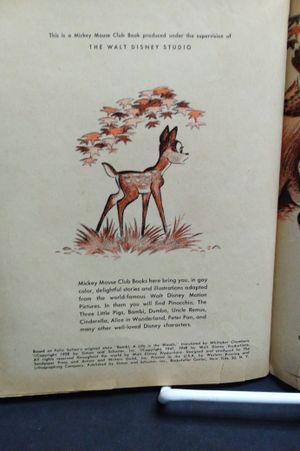 Walt Disney's Bambi. a Mickey Mouse Club Book image number 1