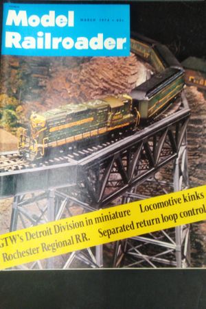 Model Railroader- March 1974 image number 0