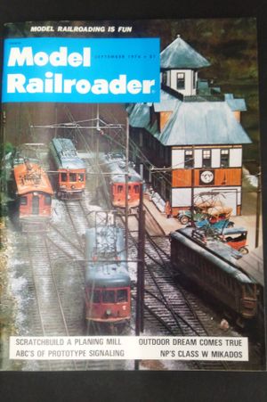 Model Railroader- September 1976 image number 0