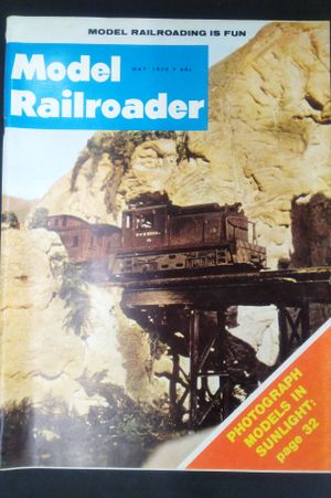 Model Railroader- May 1970 image number 0