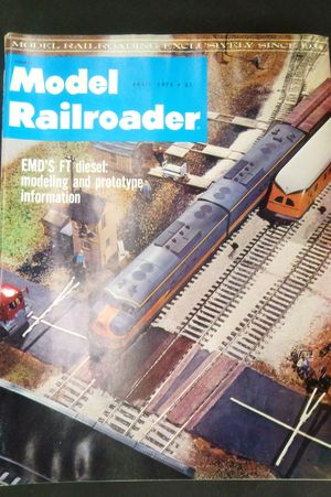 Model Railroader- April 1975 image number 0